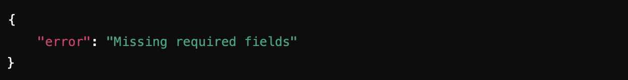 POST API Endpoint Screenshot